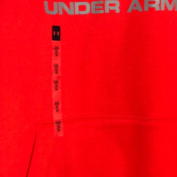 Under Armour Loose Fit Logo Hoodie Size Large - Picture 2 of 5